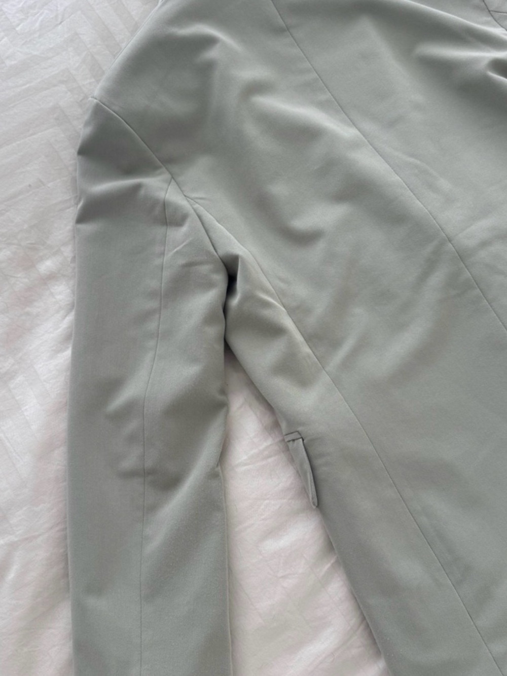 H&M Light Sage Single-Button Women's Blazer - Picture 5 of 14